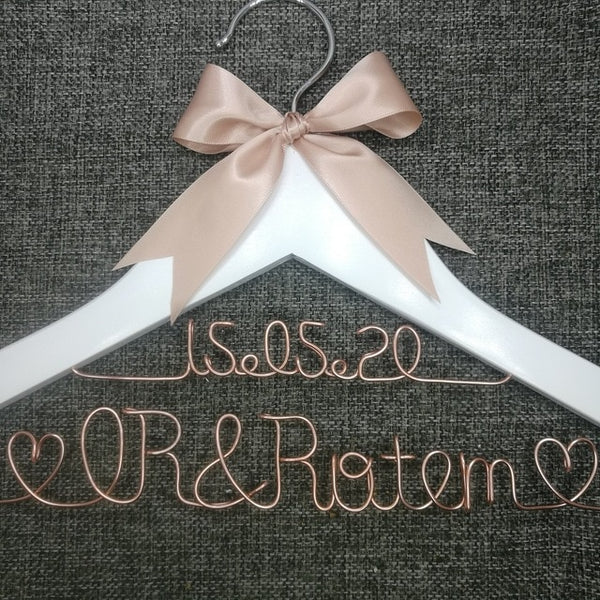 Personalized Bridal Wedding Hanger