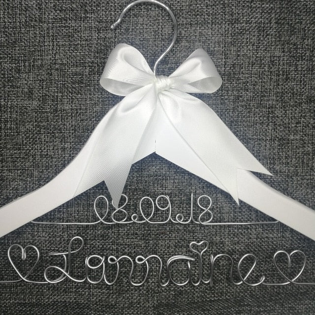 Personalized Bridal Wedding Hanger