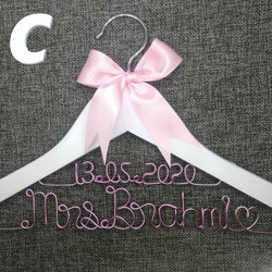 Personalized Bridal Wedding Hanger