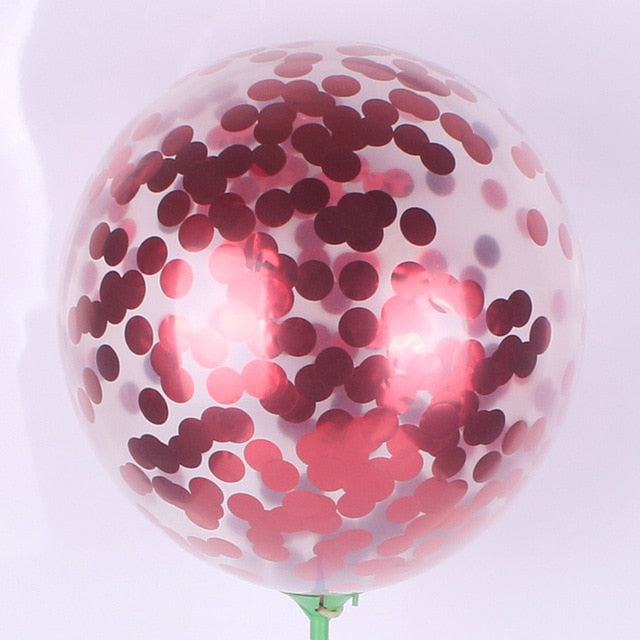 1 Set 7 Tubes Balloon Stand Balloon Holder Column Confetti Balloons