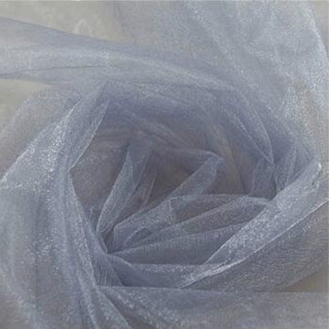 Backdrop Railing Decoration Organza Wedding Yarn Tulle Sheer Crystal Fabric