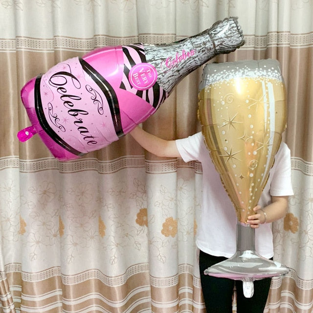 Big Helium Balloon Champagne Goblet Balloon Wedding Decorations