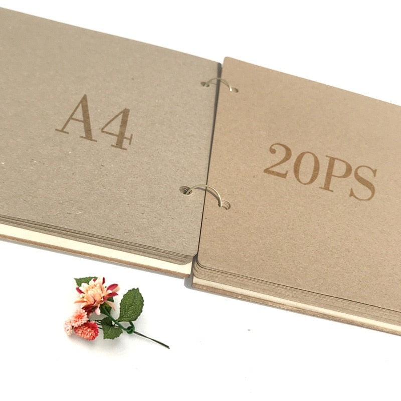 20/30 Pages Wedding Guest Book Wedding Decoration Rustic Sweet Wedding Guestbook