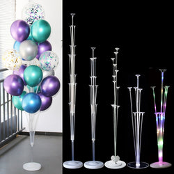 7/11/13/19 Tubes Balloon Stand Holder Column Confetti Balloons Wedding Decoration