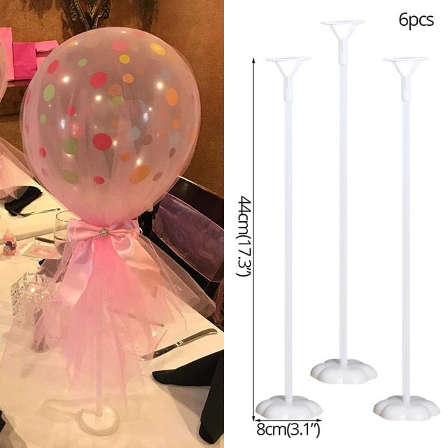 7/11/13/19 Tubes Balloon Stand Holder Column Confetti Balloons Wedding Decoration