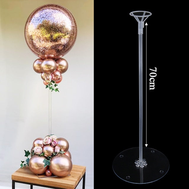 7/11/13/19 Tubes Balloon Stand Holder Column Confetti Balloons Wedding Decoration