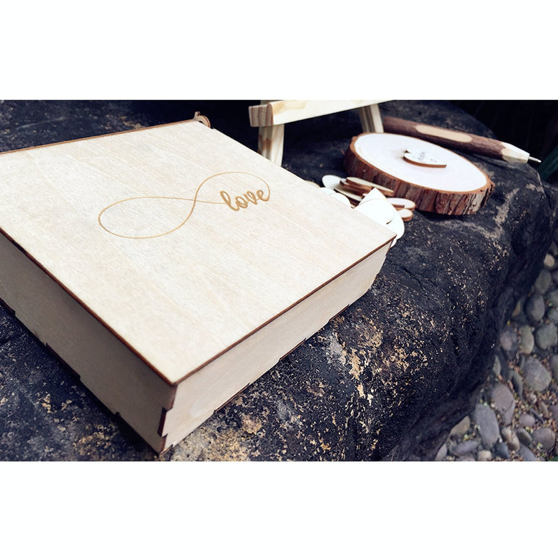 Guestbook Wedding Personalized Wedding Deco Custom Wood Guestbook Sign with Pen Set