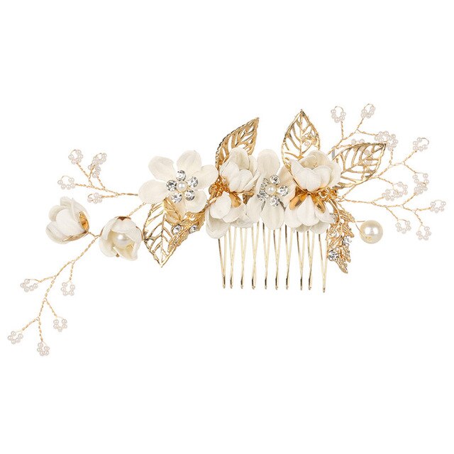 Flower Hair Comb Bridal Hairpin