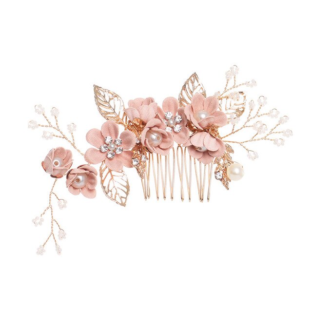 Flower Hair Comb Bridal Hairpin