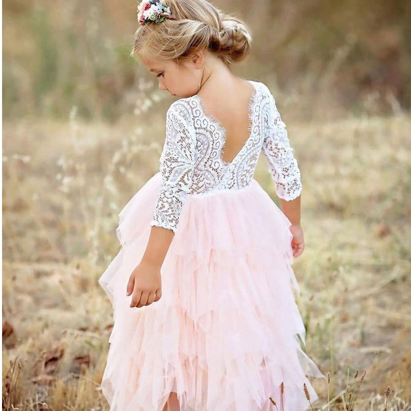 Baby Children Girl Dress Kids Ceremony Party Dresses