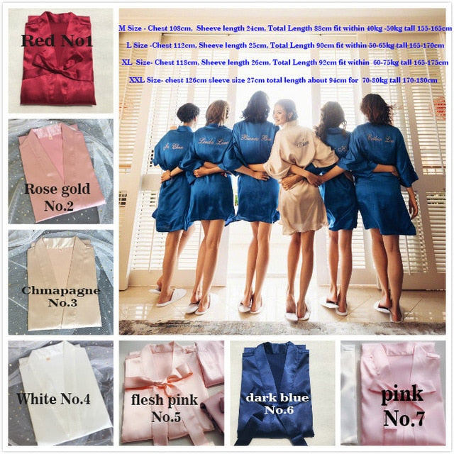 Bride / Bridesmaid Robe sets