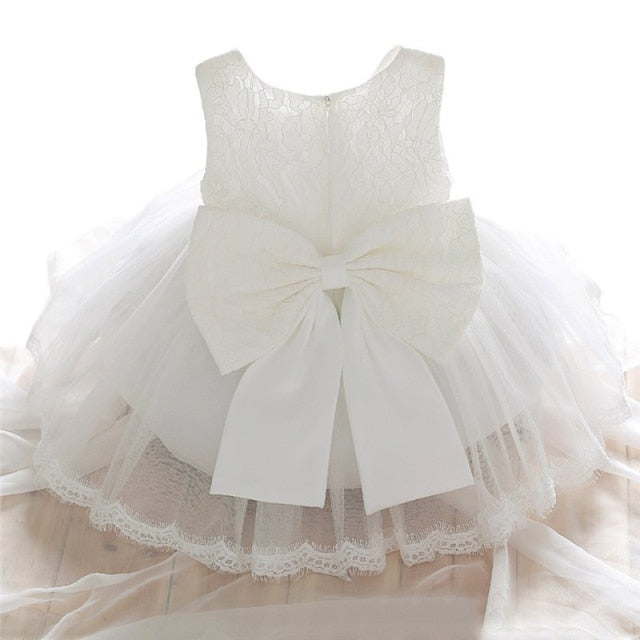 Vintage Flower Girls Dresses Children Party Ceremonies Clothing Princess Baby Girl Wedding Dress