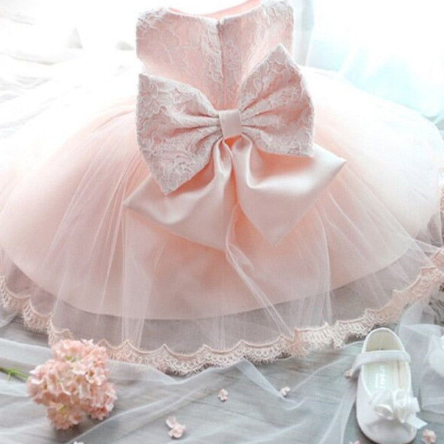 Vintage Flower Girls Dresses Children Party Ceremonies Clothing Princess Baby Girl Wedding Dress