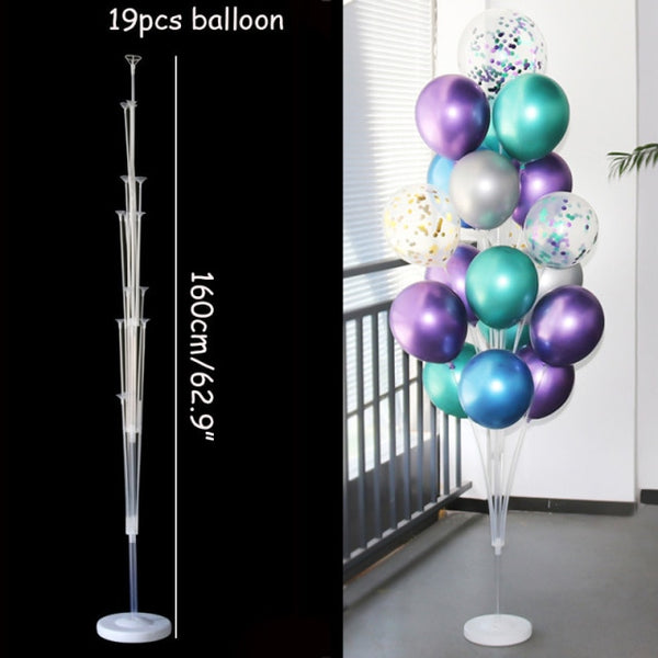 7/11/13/19 Tubes Balloon Stand Holder Column Confetti Balloons Wedding Decoration