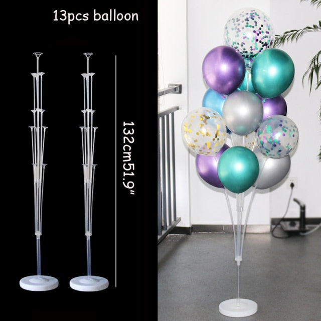 7/11/13/19 Tubes Balloon Stand Holder Column Confetti Balloons Wedding Decoration