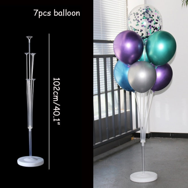 7/11/13/19 Tubes Balloon Stand Holder Column Confetti Balloons Wedding Decoration